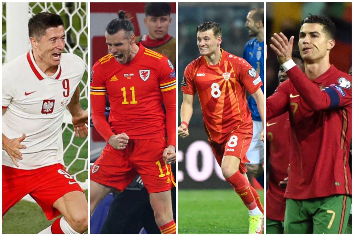 Con Cristiano Ronaldo y Bale a la espera: horarios y finalistas de la repesca para el Mundial de Qatar en Europa