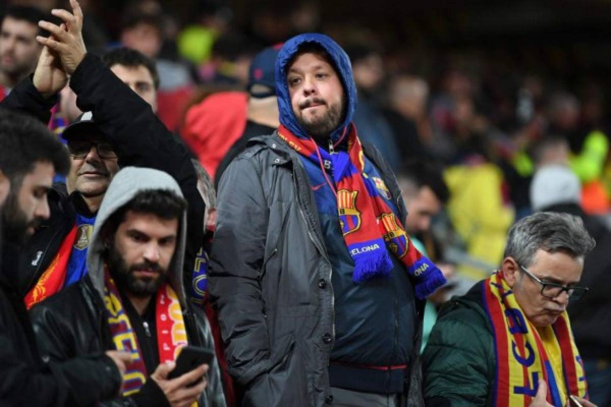 Devastados: Así sufrieron los aficionados del Barcelona el batacazo de Anfield