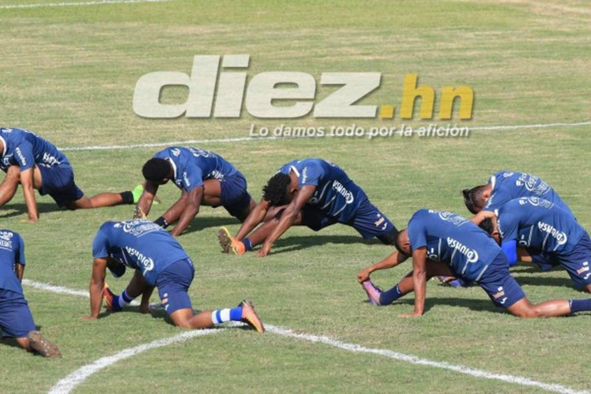¡Concentrados! Así fue el primer entrenamiento de Honduras de cara a duelos de repechaje