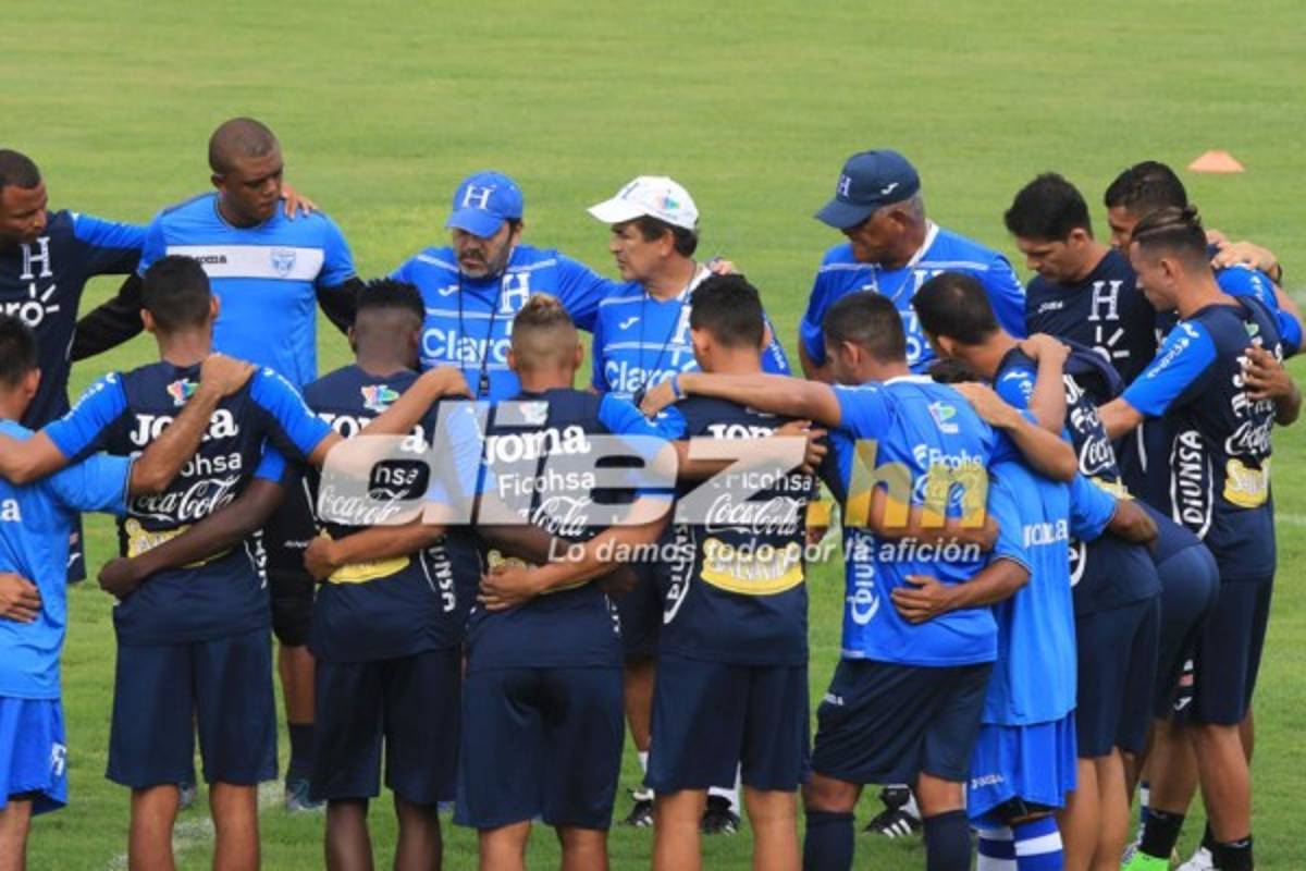Las imágenes que dejó el primer entreno de Honduras de cara a la Copa Oro