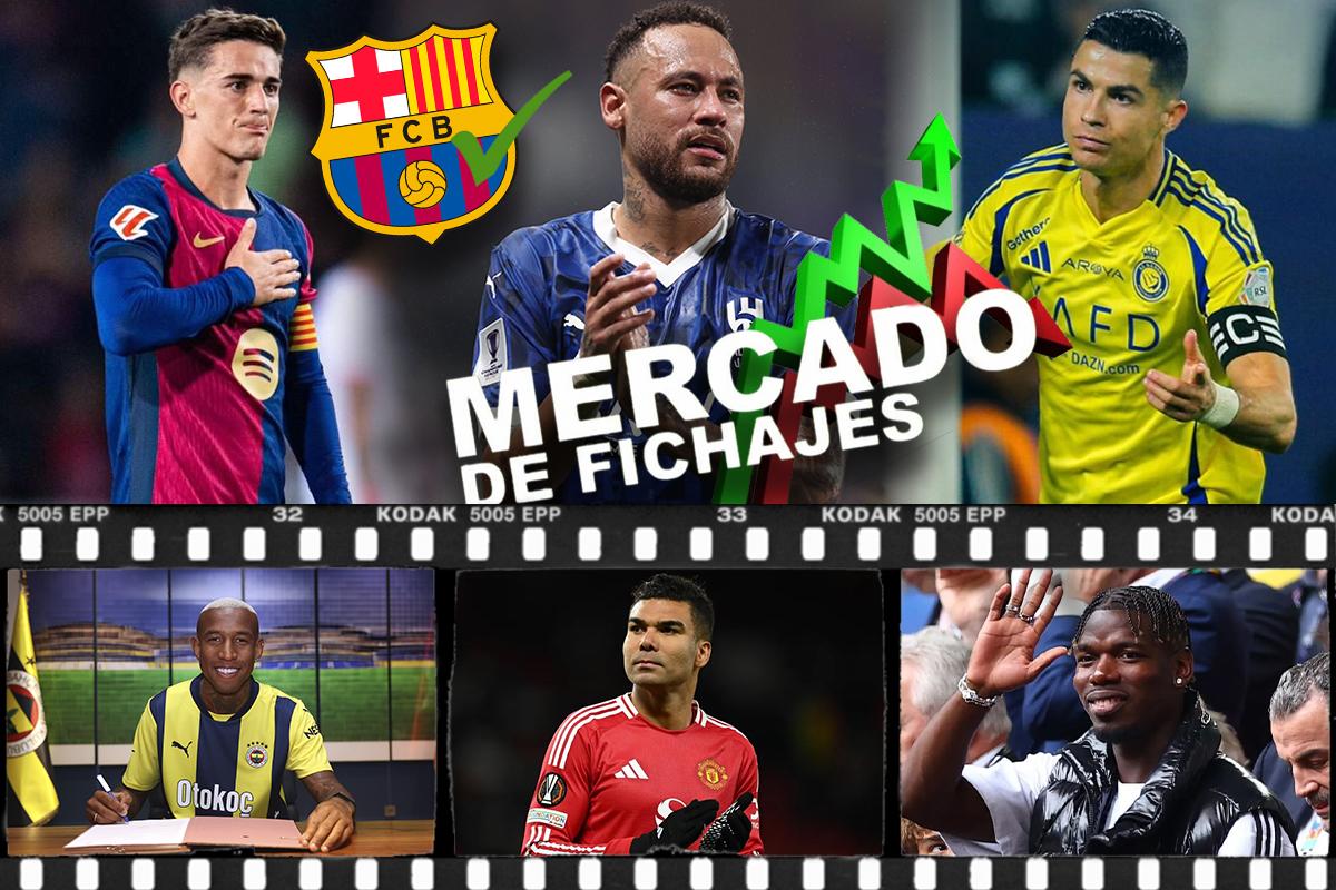 Giro inesperado en Barcelona y confirmada la vuelta de Neymar; nuevo socio para Cristiano en Al Nassr por 50 millones