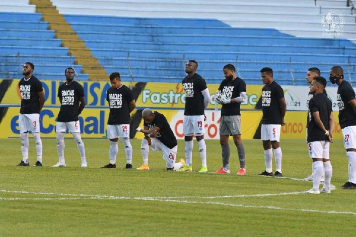 ¡Figura del Real España llegó con la mandíbula rota al Olímpico, las mejores fotos del Real España-Olimpia!