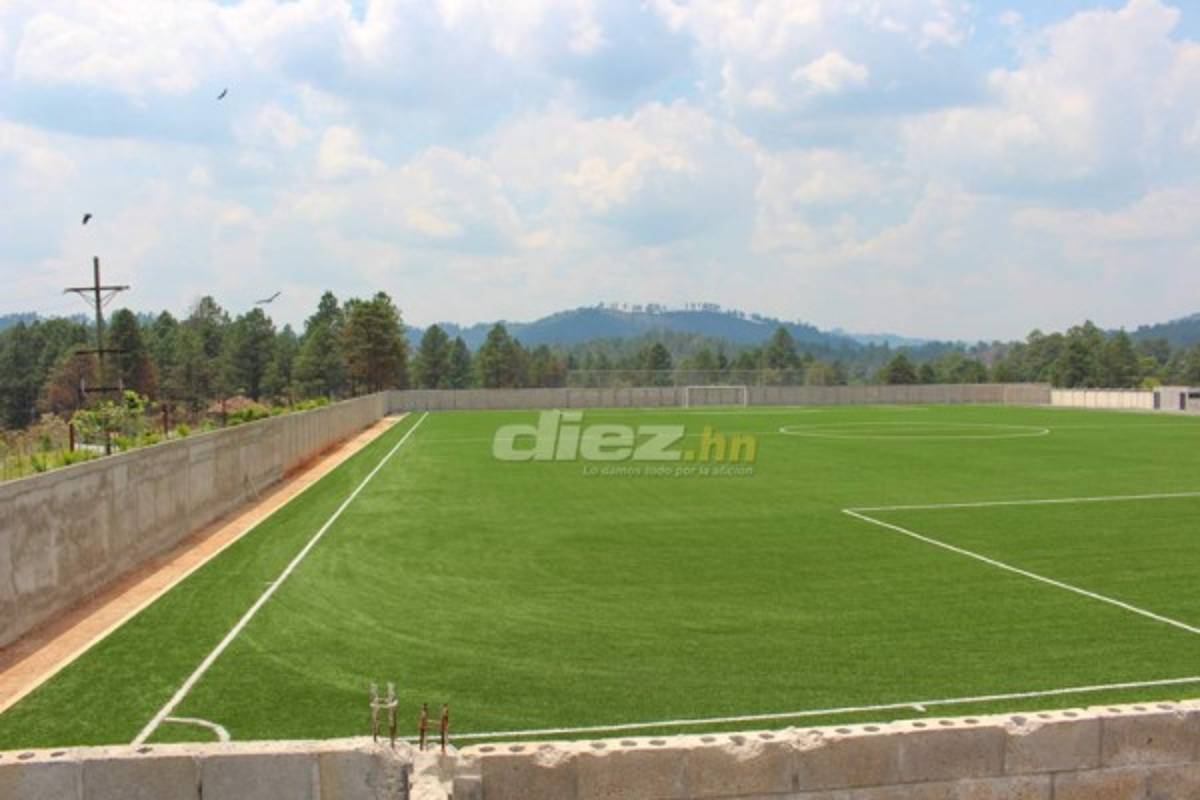 El nuevo y bonito estadio que se inaugurará en Campamento, Olancho