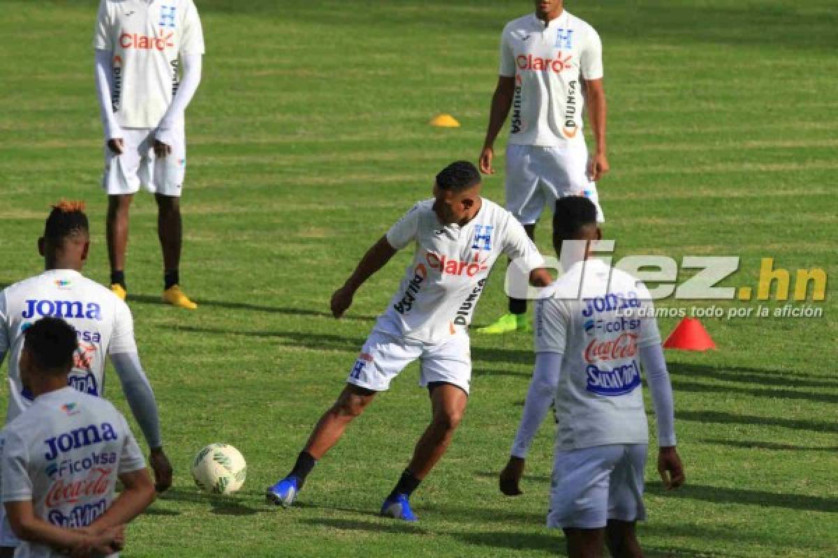 Bromas, patadas, risas y charlas previo al juego de Honduras ante Panamá