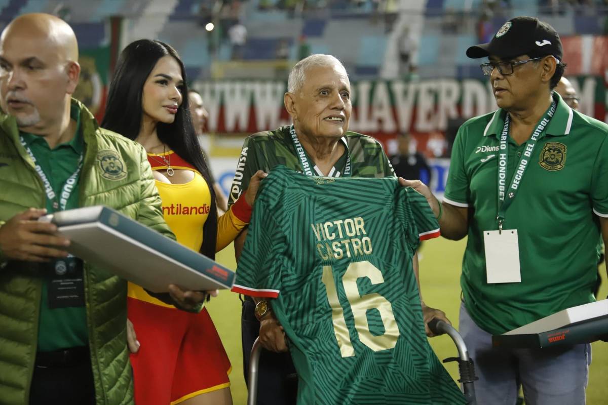 ¡Fiesta centenaria! Marathón se viste de gala y rinde homenajes a leyendas; Pachuca tuvo un detalle especial