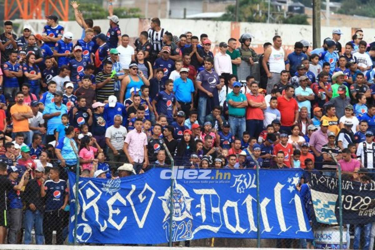 Danlí se vuelve a pintar de azul previo al juego Real de Minas-Motagua