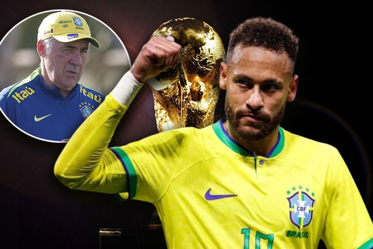 La drástica decisión de Neymar si Ancelotti no lo lleva al Mundial con Brasil: No piensa en nada más