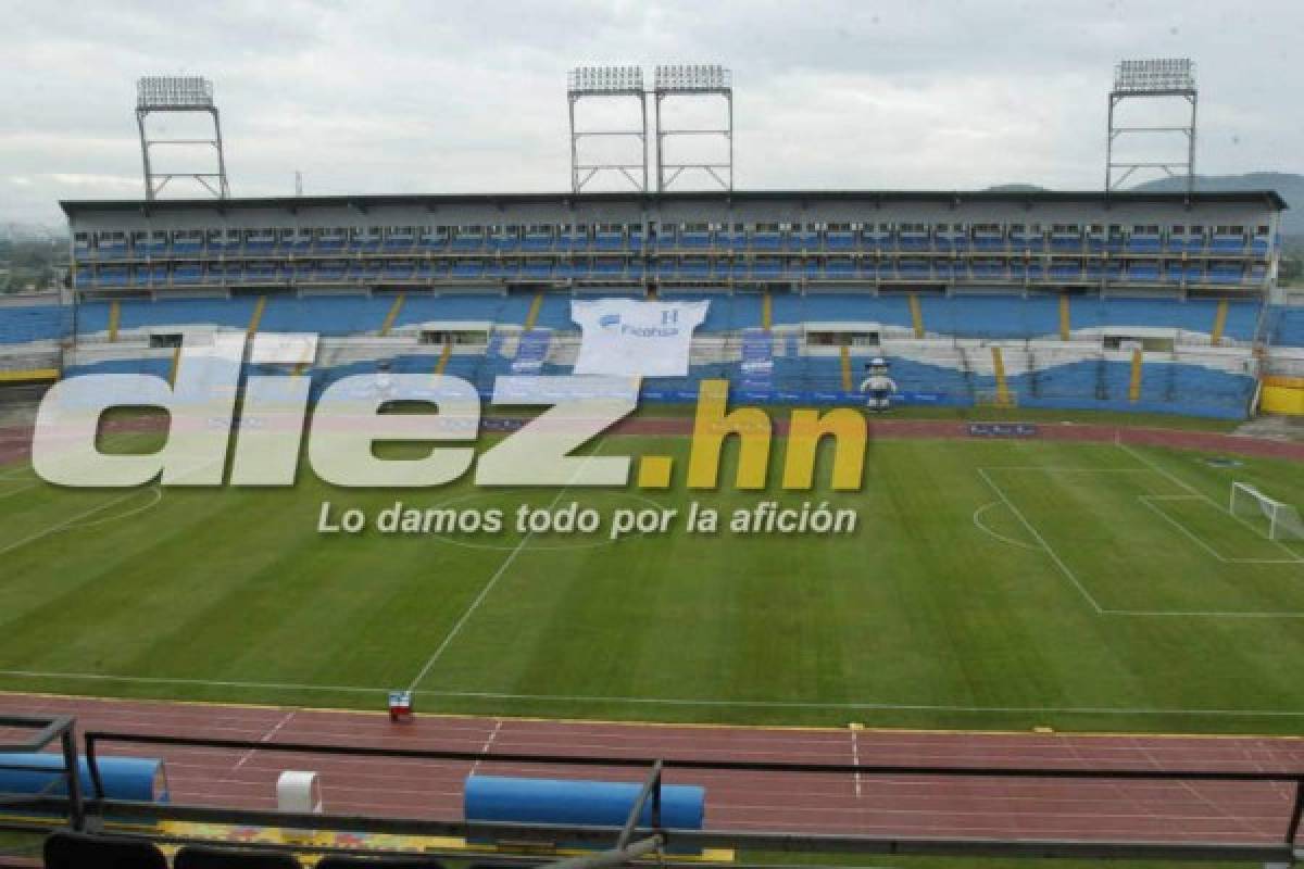 ¡QUÉ BELLEZA! Así pulen el estadio Olímpico para juego de Honduras ante Australia