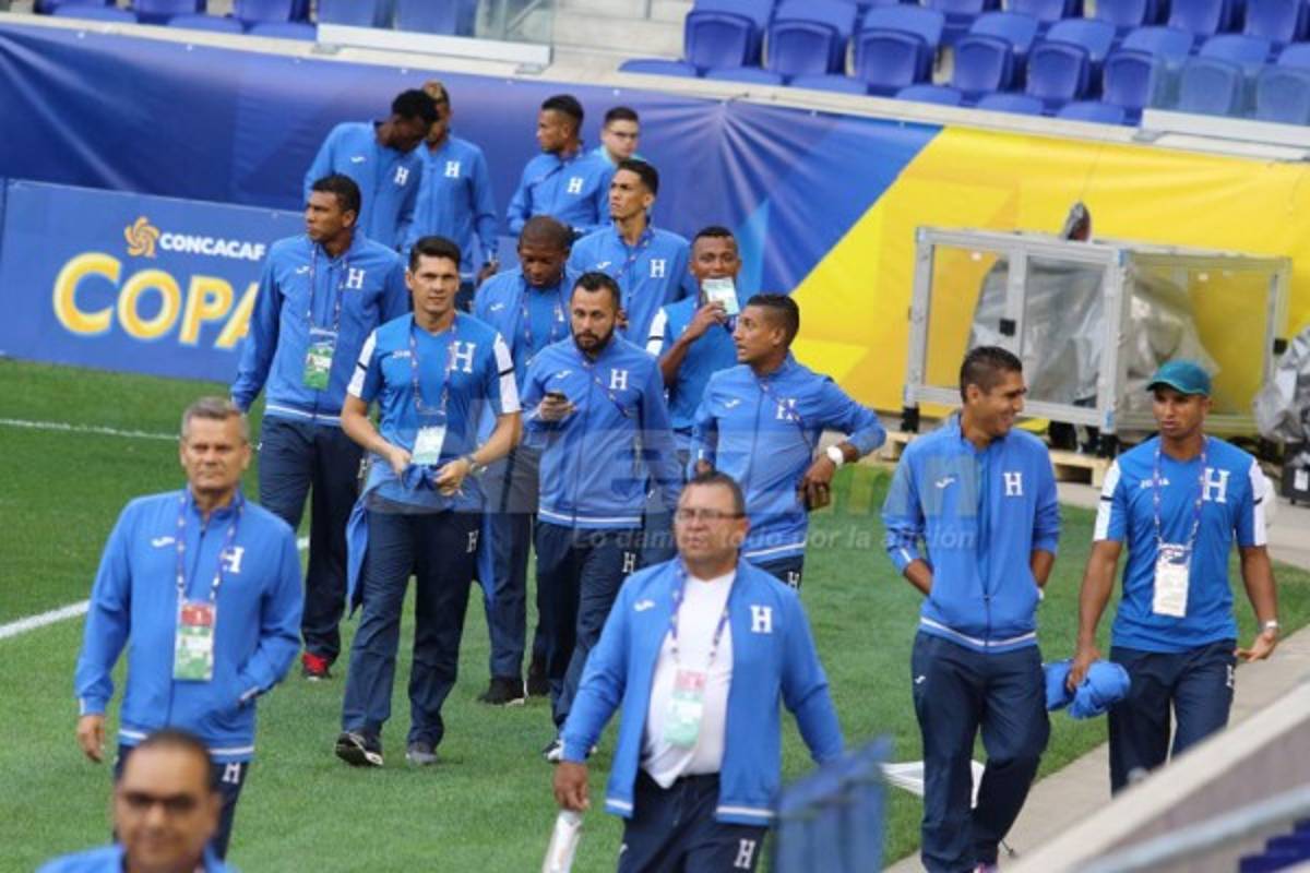 ¿Qué le dijo Pinto a Amado? Las imágenes de la visita de Honduras al Red Bull Arena
