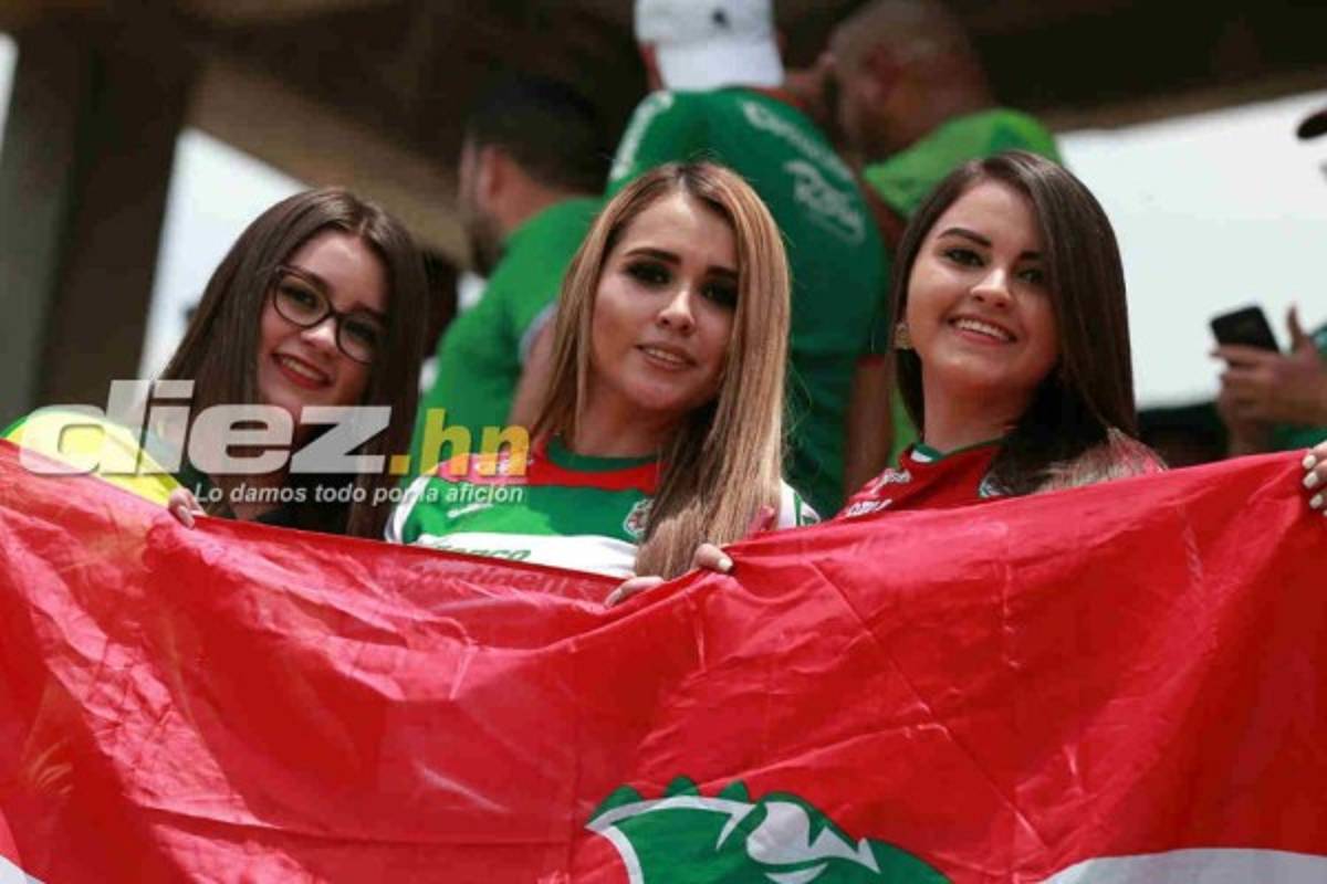 ¡BELLEZA! Las hermosas chicas que paralizaron la final -Marathón-Motagua