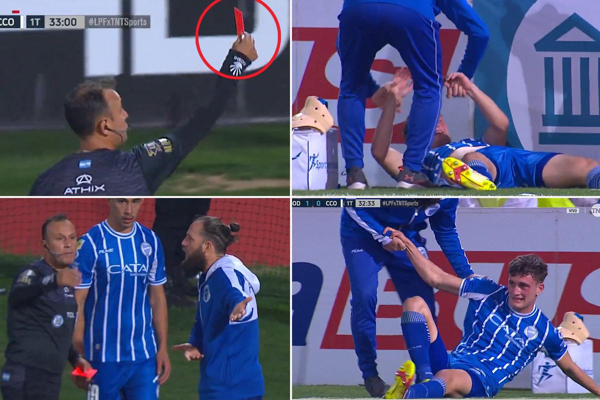 La tarjeta roja más insólita: árbitro expulsó al médico del club por una vergonzosa acción