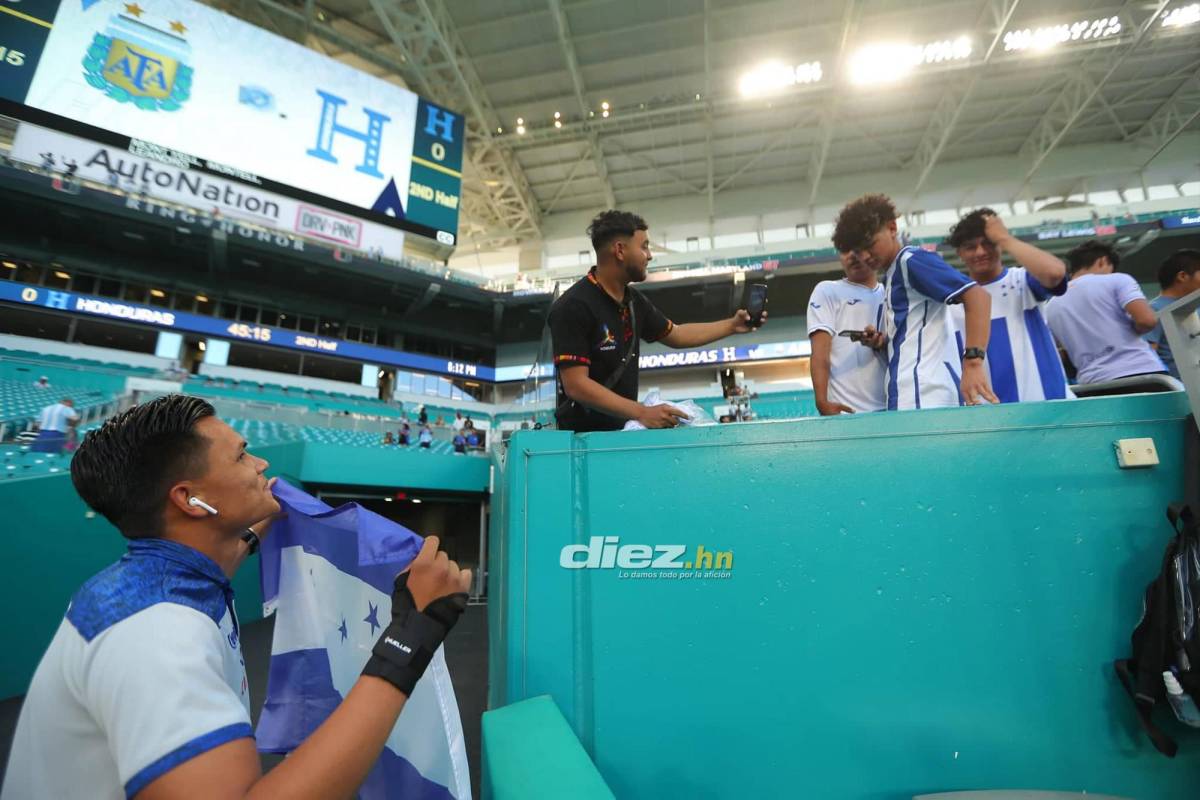 NO SE VIO EN TV del Argentina-Honduras: La bronca entre De Paul y Deiby, las selfies de Denil Maladonado y la petición a Messi con el Barcelona