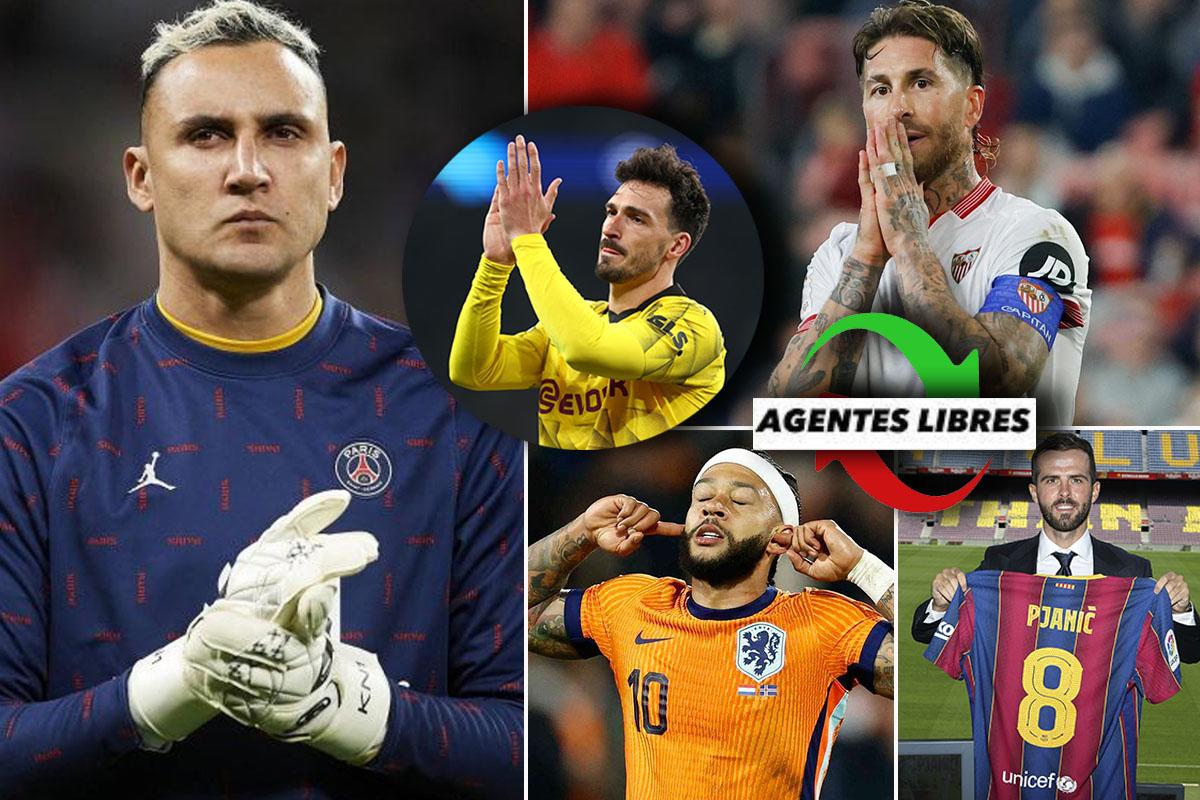 ¡Último llamado! Keylor Navas, Sergio Ramos y las otras figuras que siguen sin equipo en el cierre del mercado