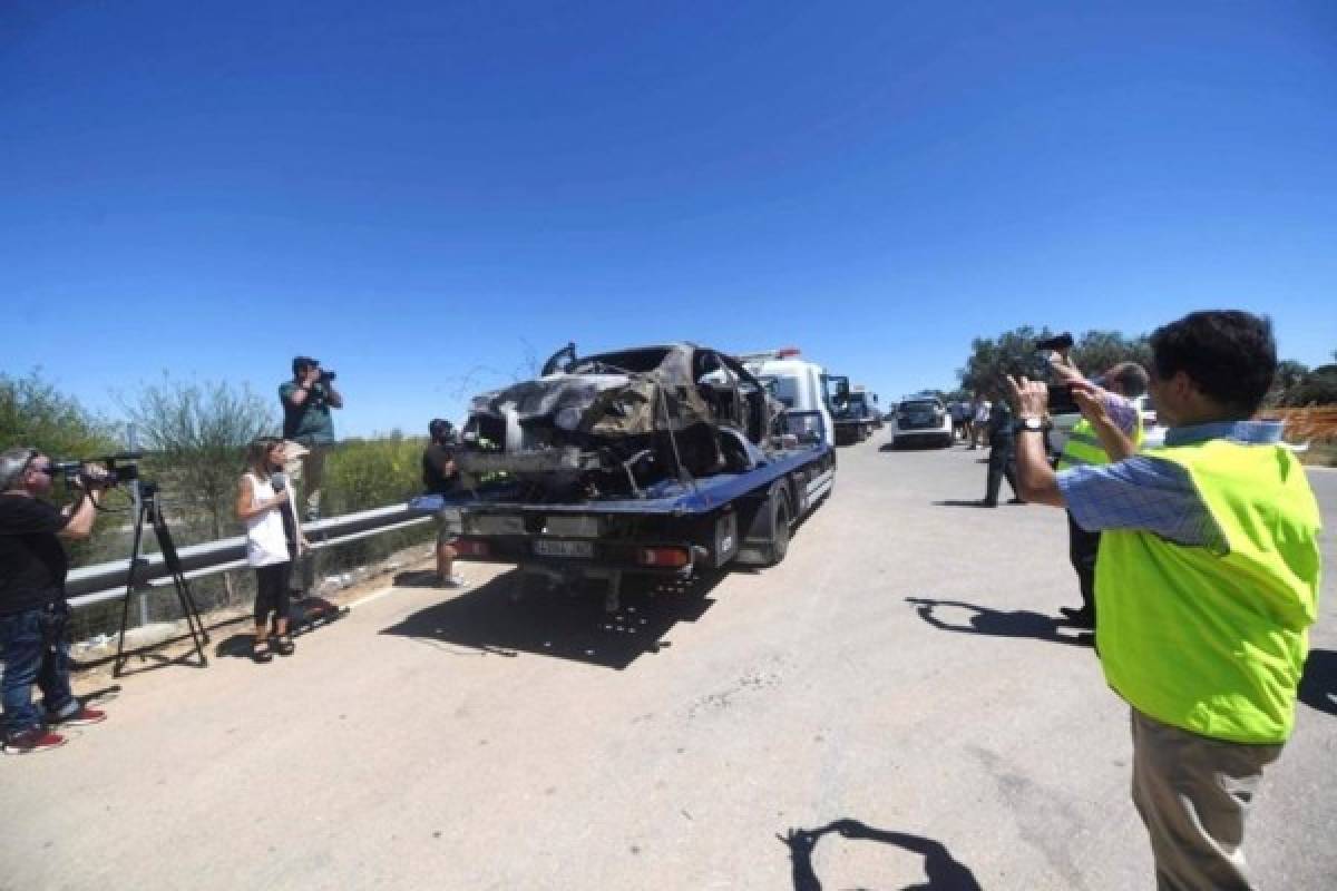 Las impactantes imágenes del accidente donde perdió la vida la 'Perla' Reyes