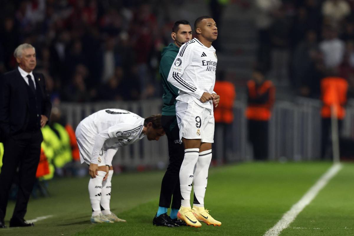 El error del VAR en la derrota del Real Madrid, el enojo de Mbappé y su hermano festejó; Atlético y Bayern cayeron en Champions