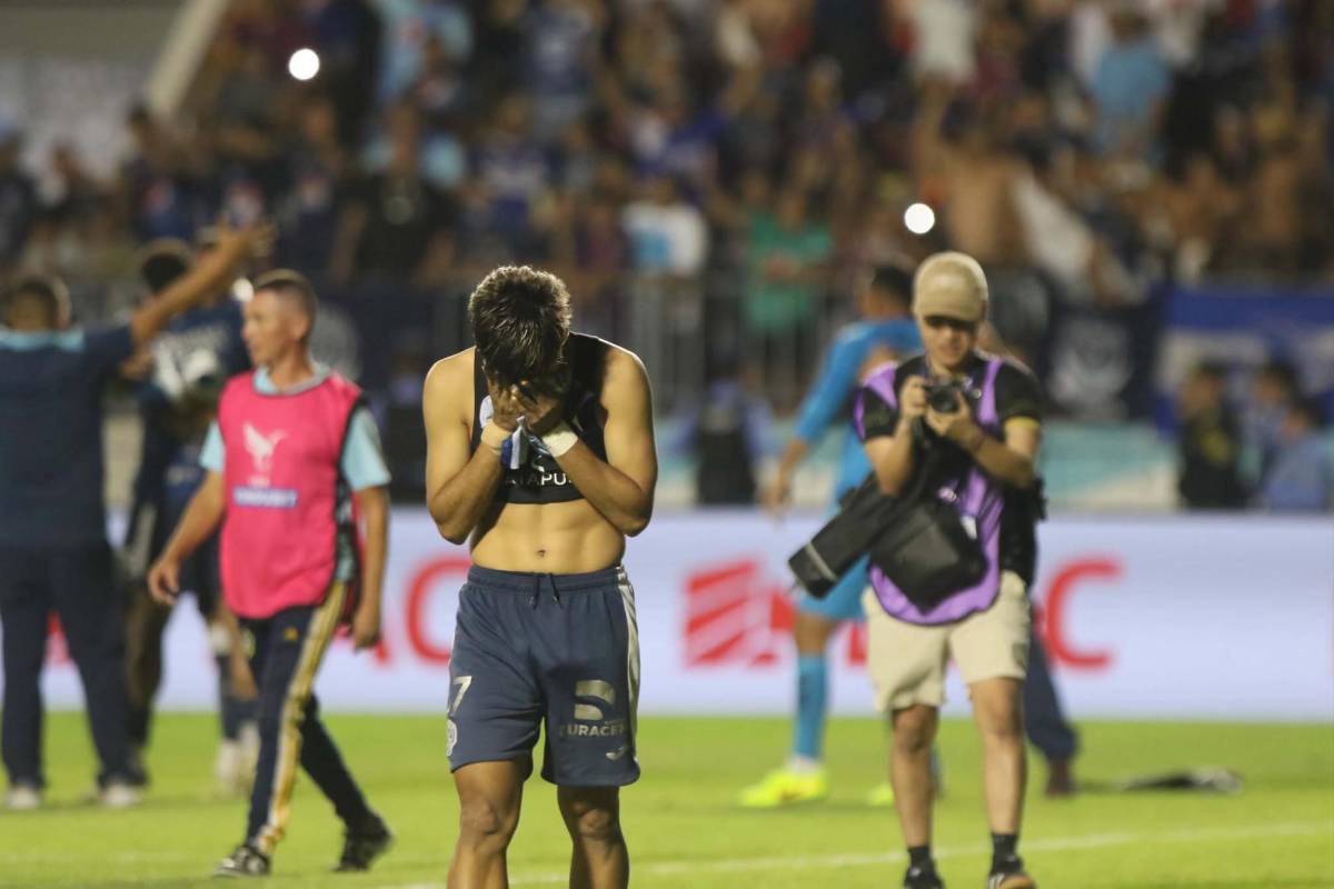 ¡Llanto, dolor y tristeza en Marathón! Así festejó Motagua su copa 20 de Liga Nacional