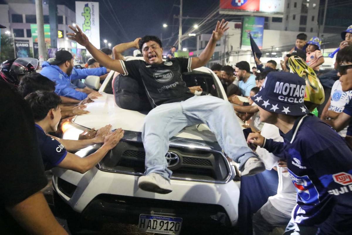 Monumental caravana: las otras fotos que no viste del título 20 del Motagua