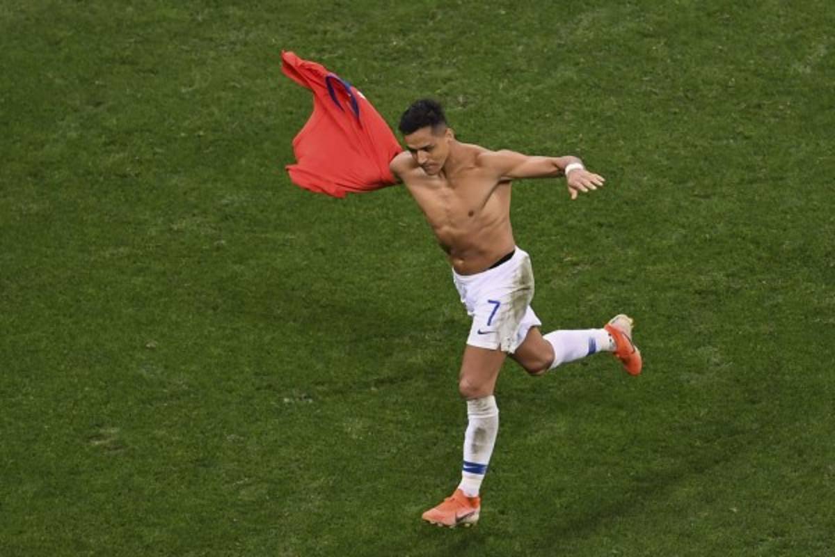 NO SE VIO EN TV: La tristeza de Colombia, la celebración de Alexis Sánchez a lo CR7 y el júbilo de Chile  