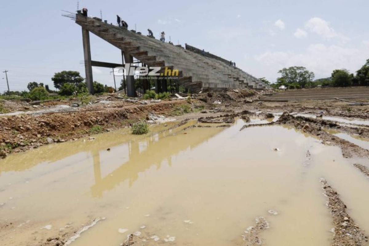¡Una joya! Así avanzan los trabajos del estadio del Parrillas One