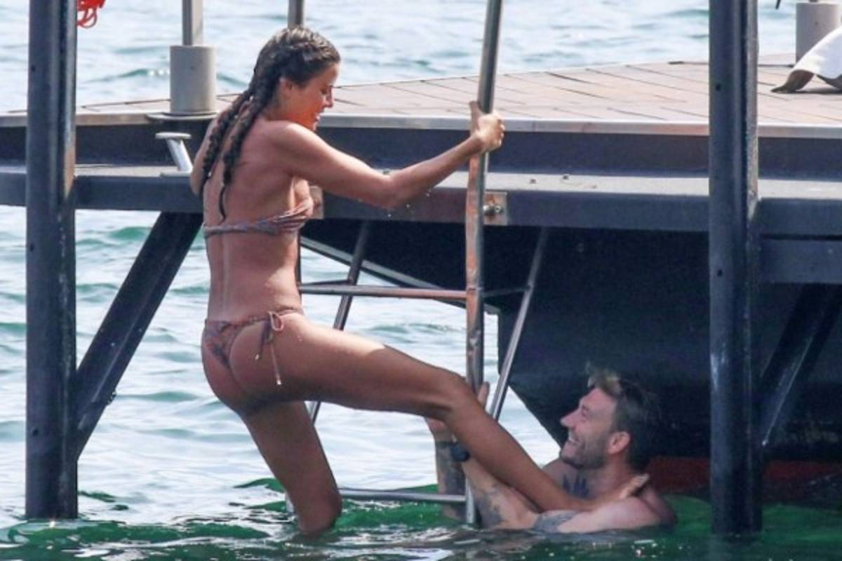 Picantes vacaciones: Philine Roepstorff deslumbra junto al polémico Nicklas Bendtner en Tremezzo