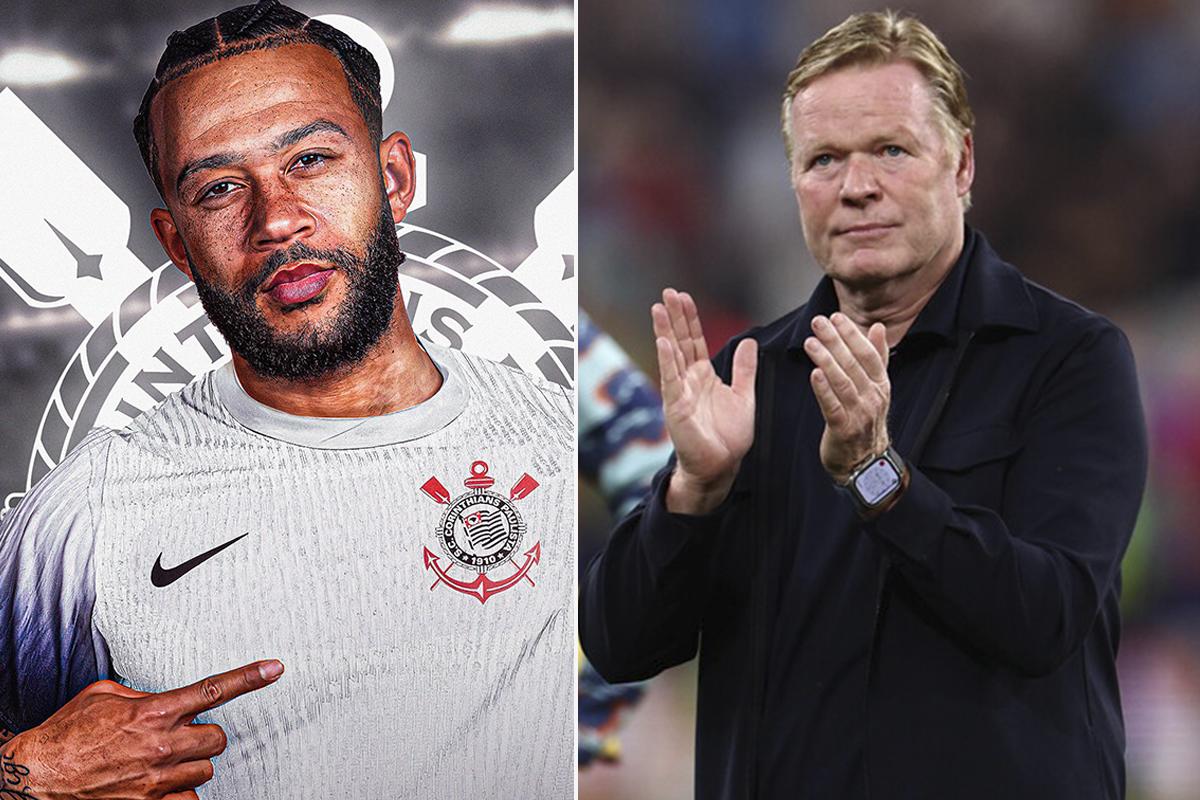 Memphis Depay decidió jugar en Brasil y el anuncio de Ronald Koeman: ¿fuera de Países Bajos?