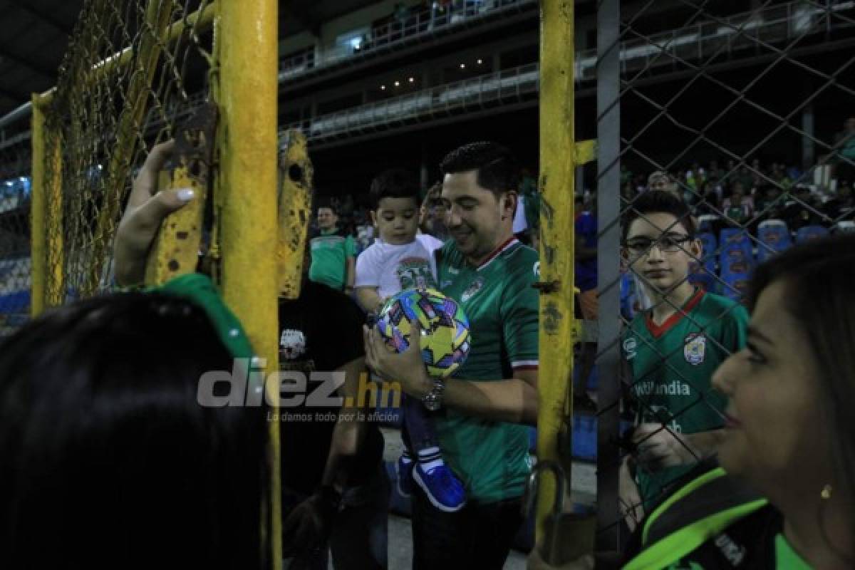 La furia de Denovan, la mascota de UPNFM y el ambientazo de la hinchada de Marathón