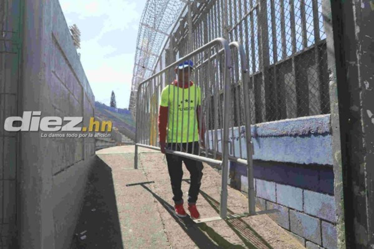 Así preparan la eventual premiación por el título del Olimpia en el estadio Nacional