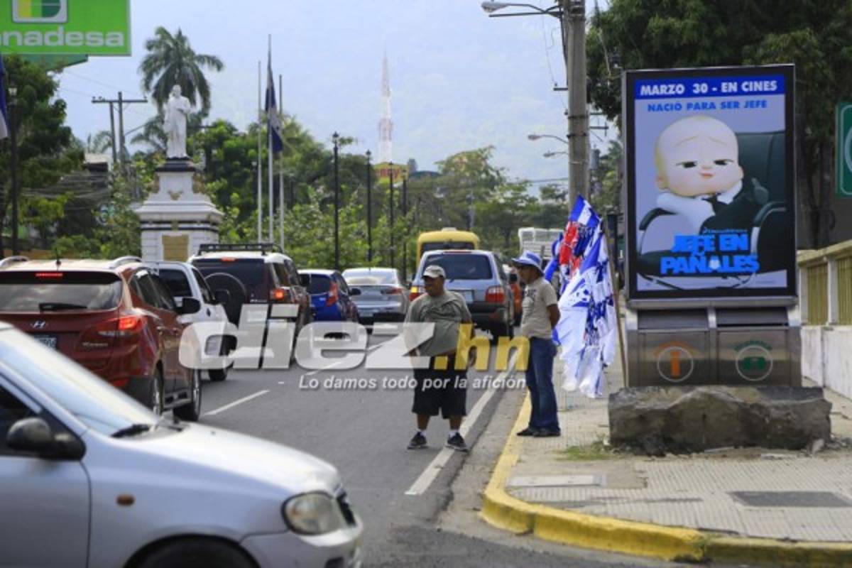 El ambiente en las afueras del Morazán a horas del Honduras-Costa Rica