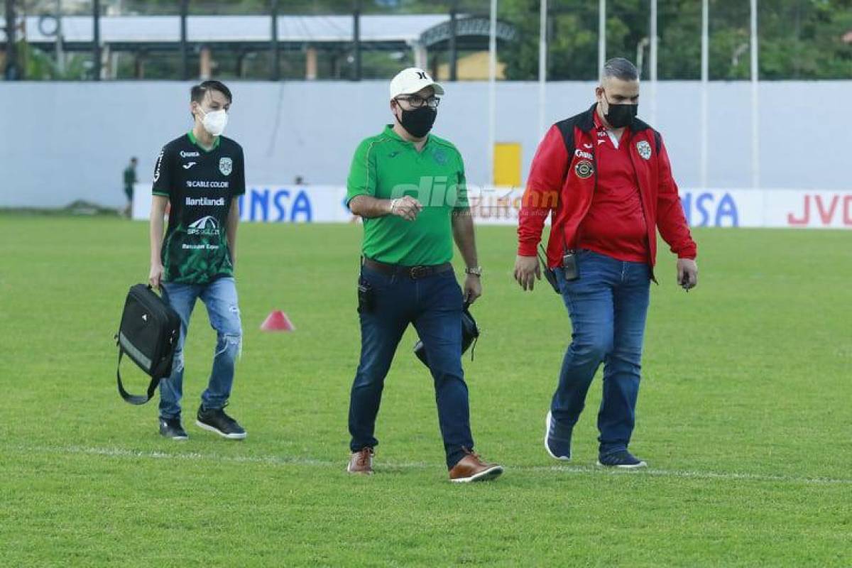 Listos para su debut: Así llegó la plantilla de Marathón para su estreno en el Morazán contra Platense