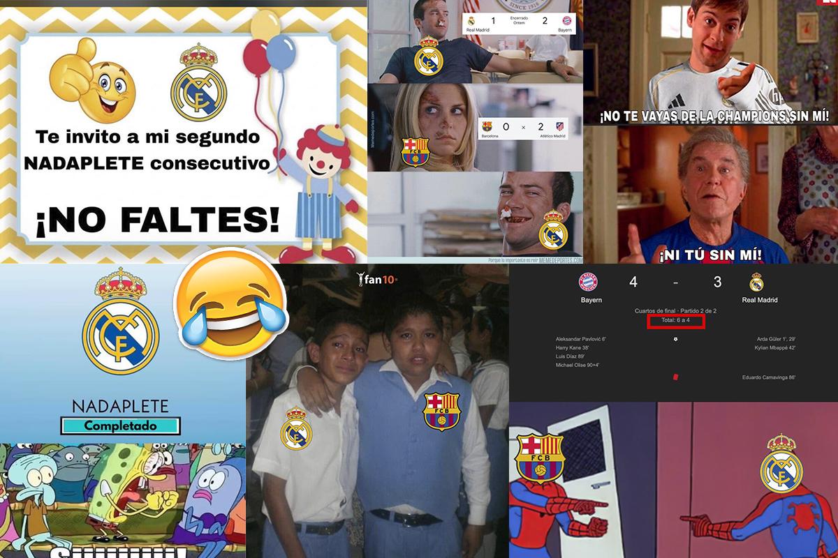 Burlas para el Real Madrid: los memes que dejó la eliminación ante el Bayern en la Champions