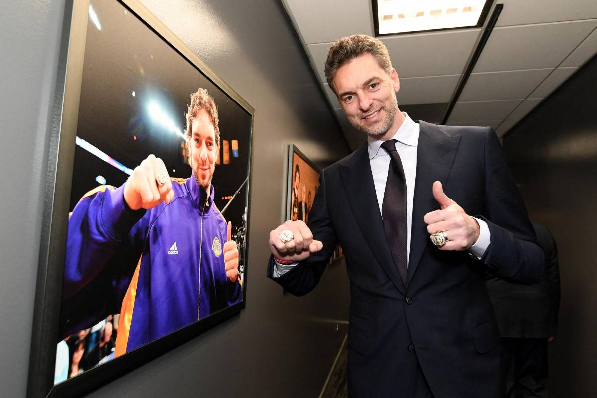 Los Angeles Lakers retiran el número 16 de Pau Gasol: Así fue su homenaje