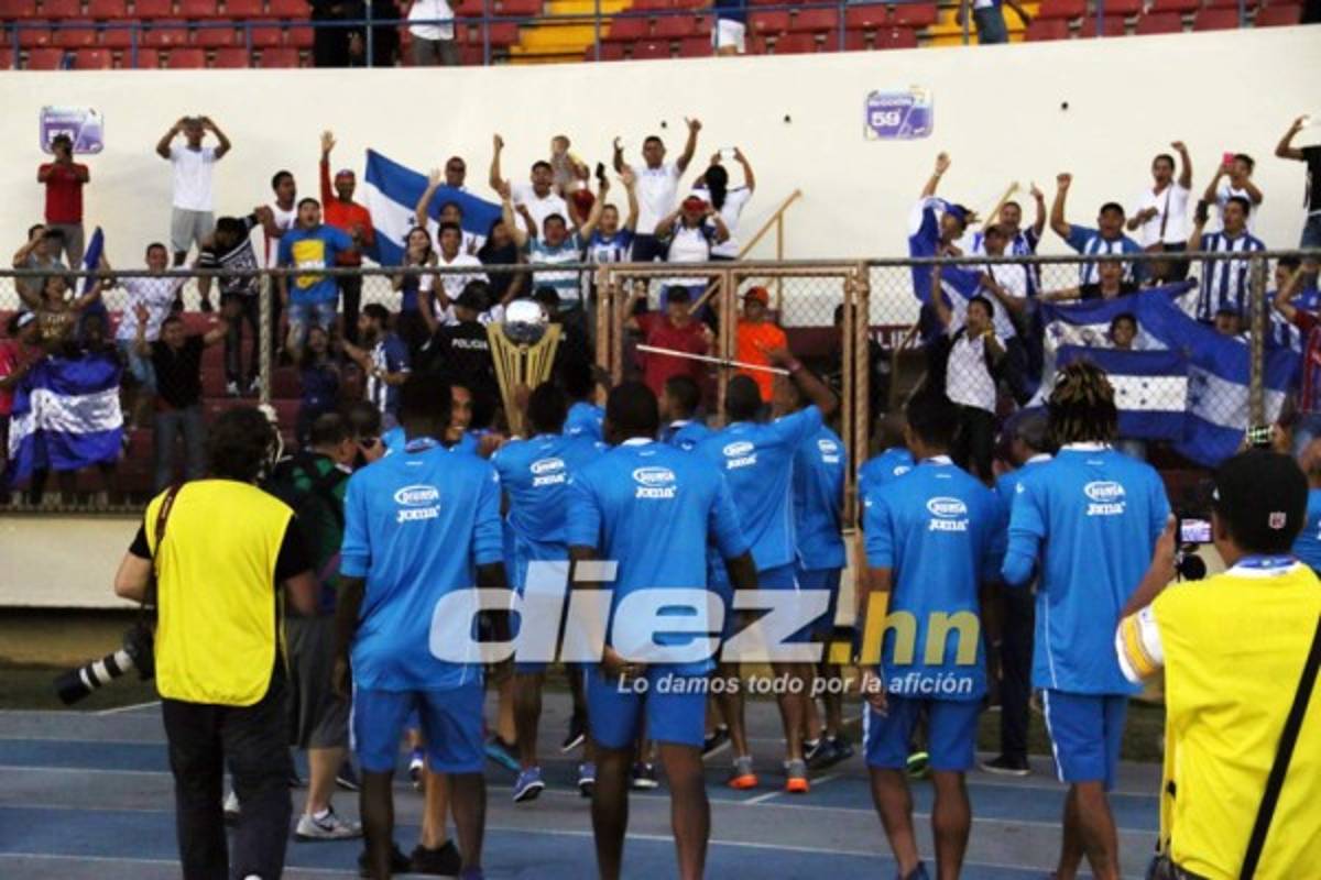 ¡A LO GRANDE! Así celebró Honduras el título de Copa Centroamericana
