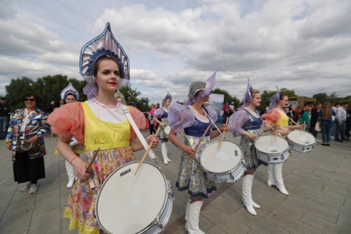 ¡AMBIENTAZO! Así se vive la previa de la inauguración del Mundial de Rusia