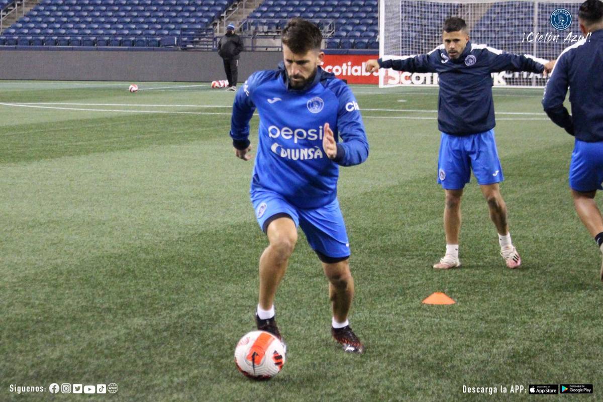 ¡Arropados por el frío! Así entrenó Motagua en el helado Seattle en la previa de la vuelta por la Conchampions