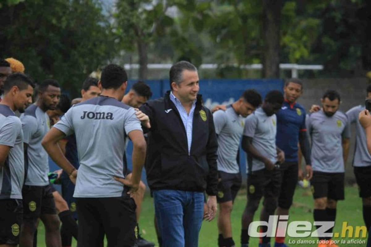 EN FOTOS: Así fue el primer entreno de Carlos Restrepo al mando del Real España