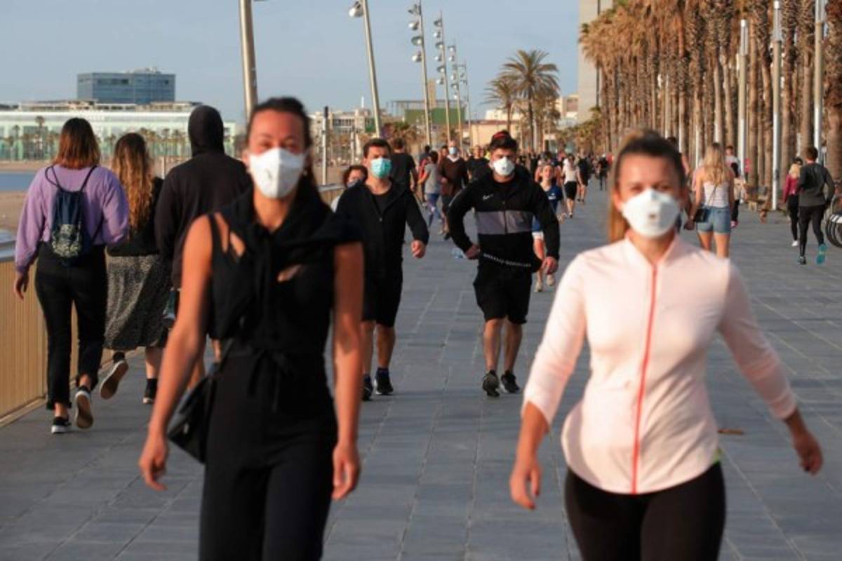 Preocupación en España por personas que salieron a pasear y hacer ejercicios en medio del coronavirus