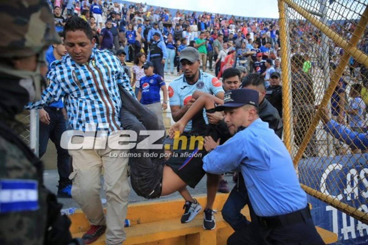 NO VISTE EN TV: Wilson Palacios, ambientazo y un herido en las gradas