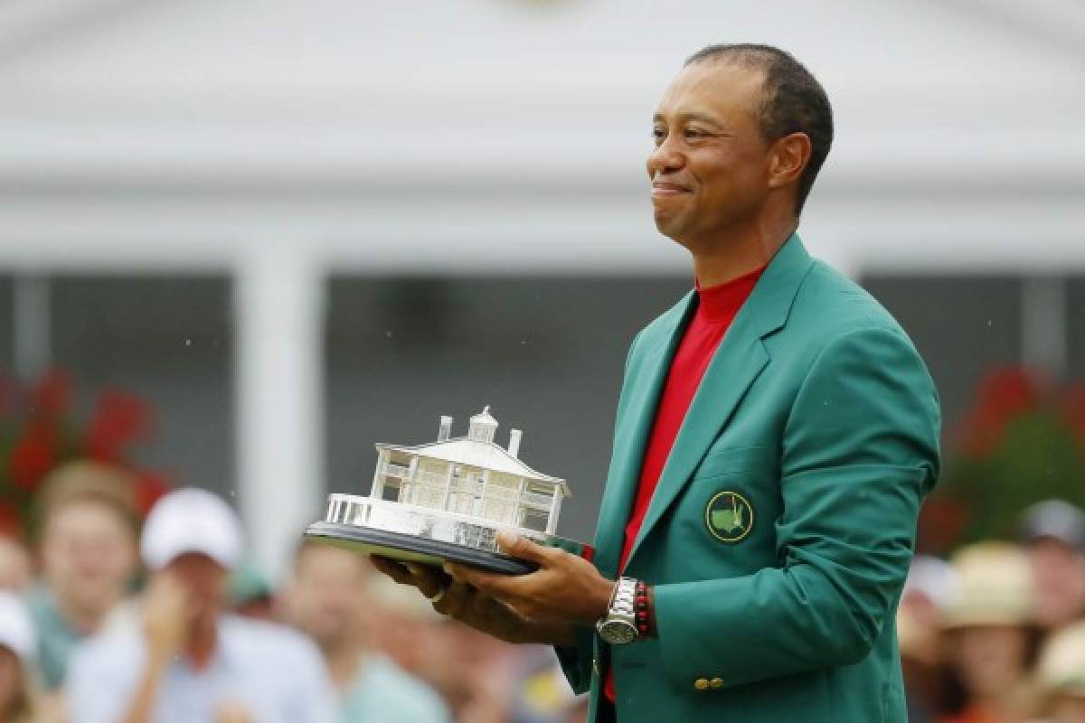 ¡Emotivo festejol! Así celebró Tiger Woods después de 11 años sin ganar un Masters