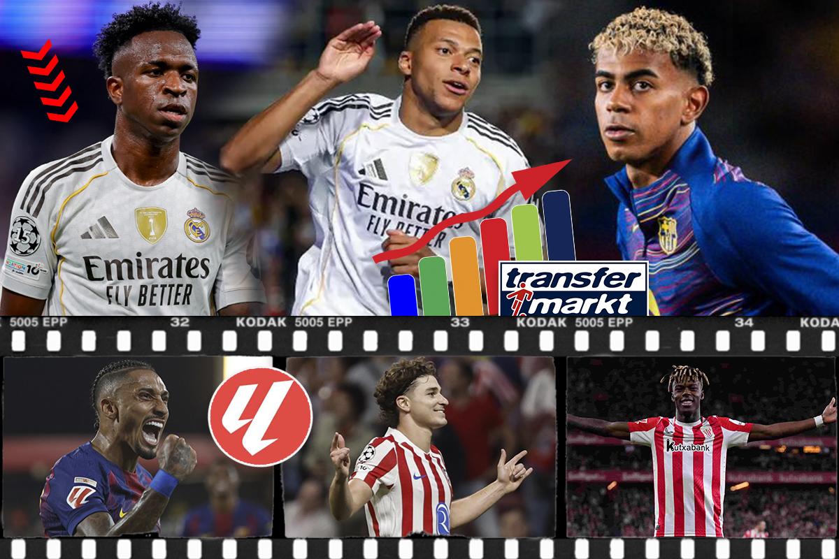 Bajonazo de Vinicius y el futbolista más caro de toda la Liga Española: ¡200 millones de euros!