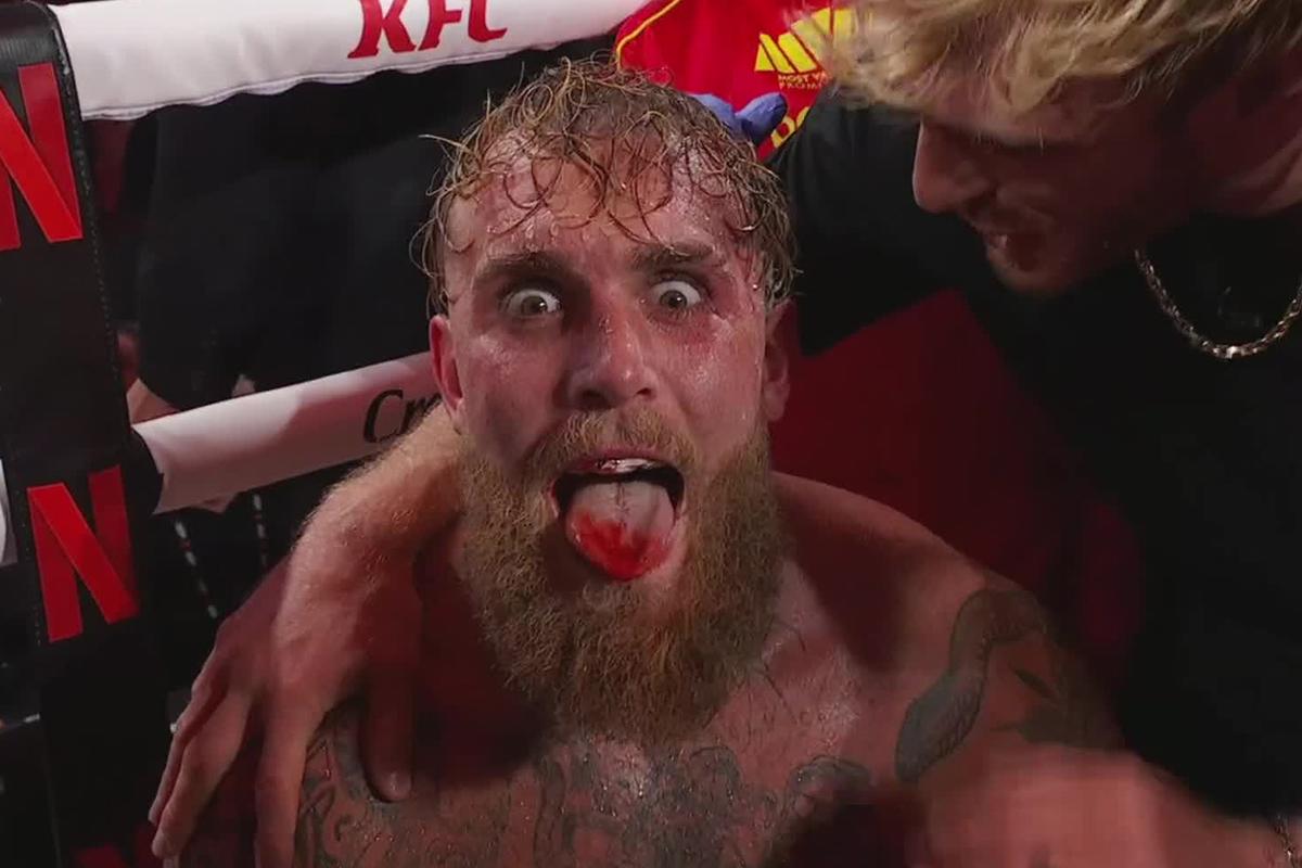 Anthony Joshua noqueó a Jake Paul con brutal derechazo y le rompe la mandíbula: Denme al Canelo...