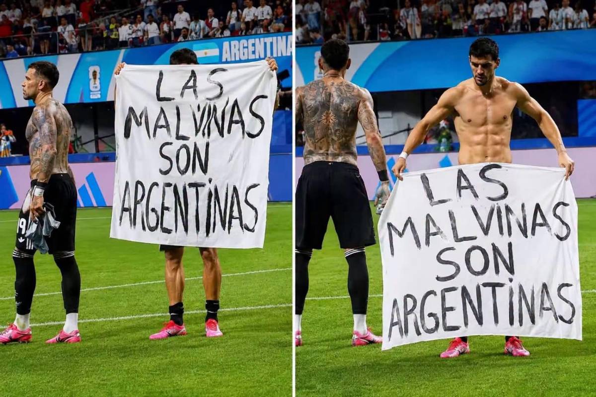 La  Polémica manta de Argentina en la cara de los ingleses y el castigo de FIFA