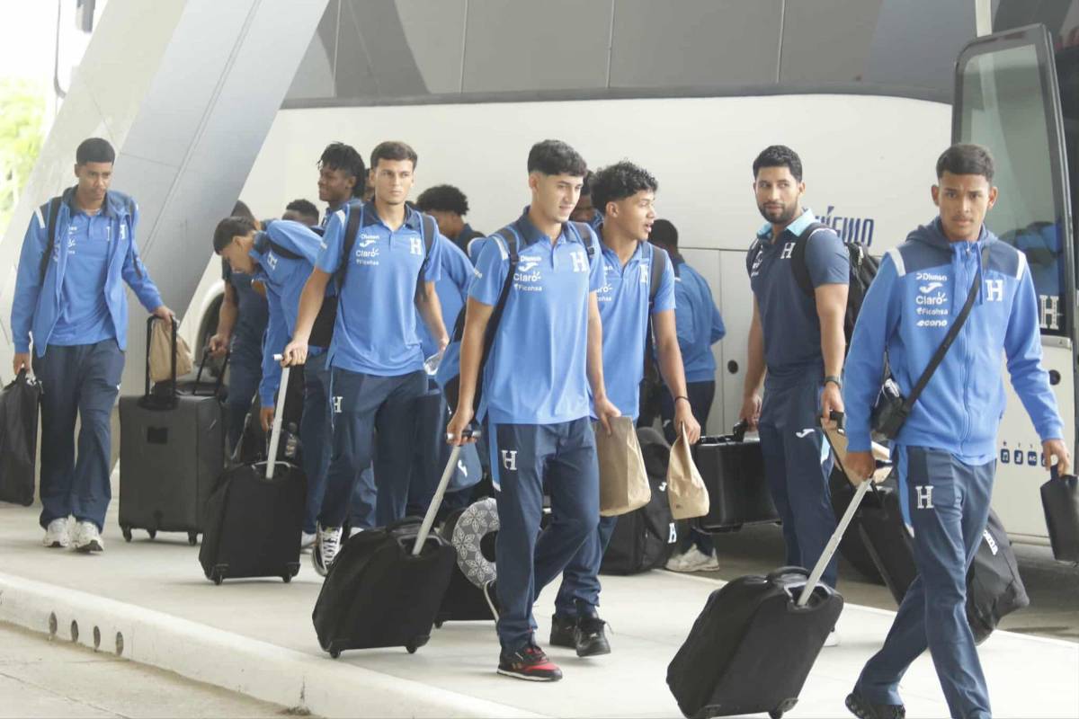 ¡Con el sueño intacto! La Sub-17 de Honduras partió a Qatar para cumplir el sueño de jugar una Copa del Mundo