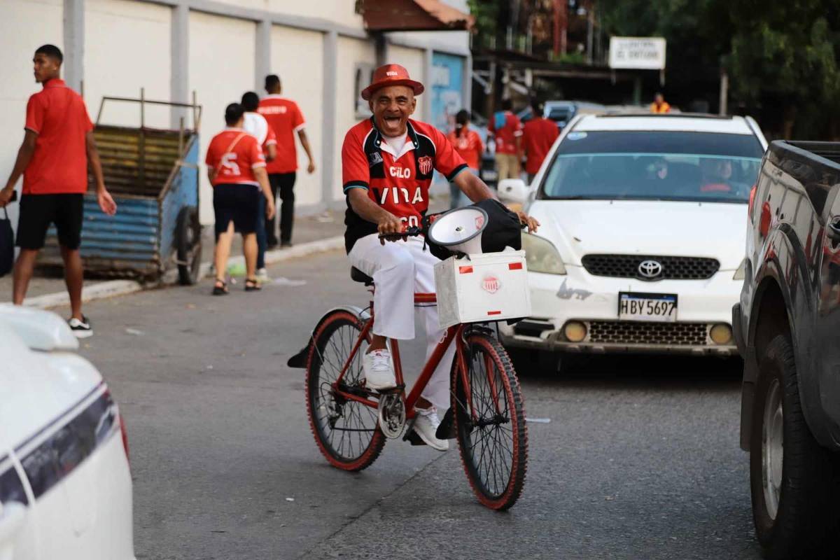 ¡Tremenda fiesta en La Ceiba! Aficionados del Vida se toman la calle festejando el triunfo que los acerca a la salvación