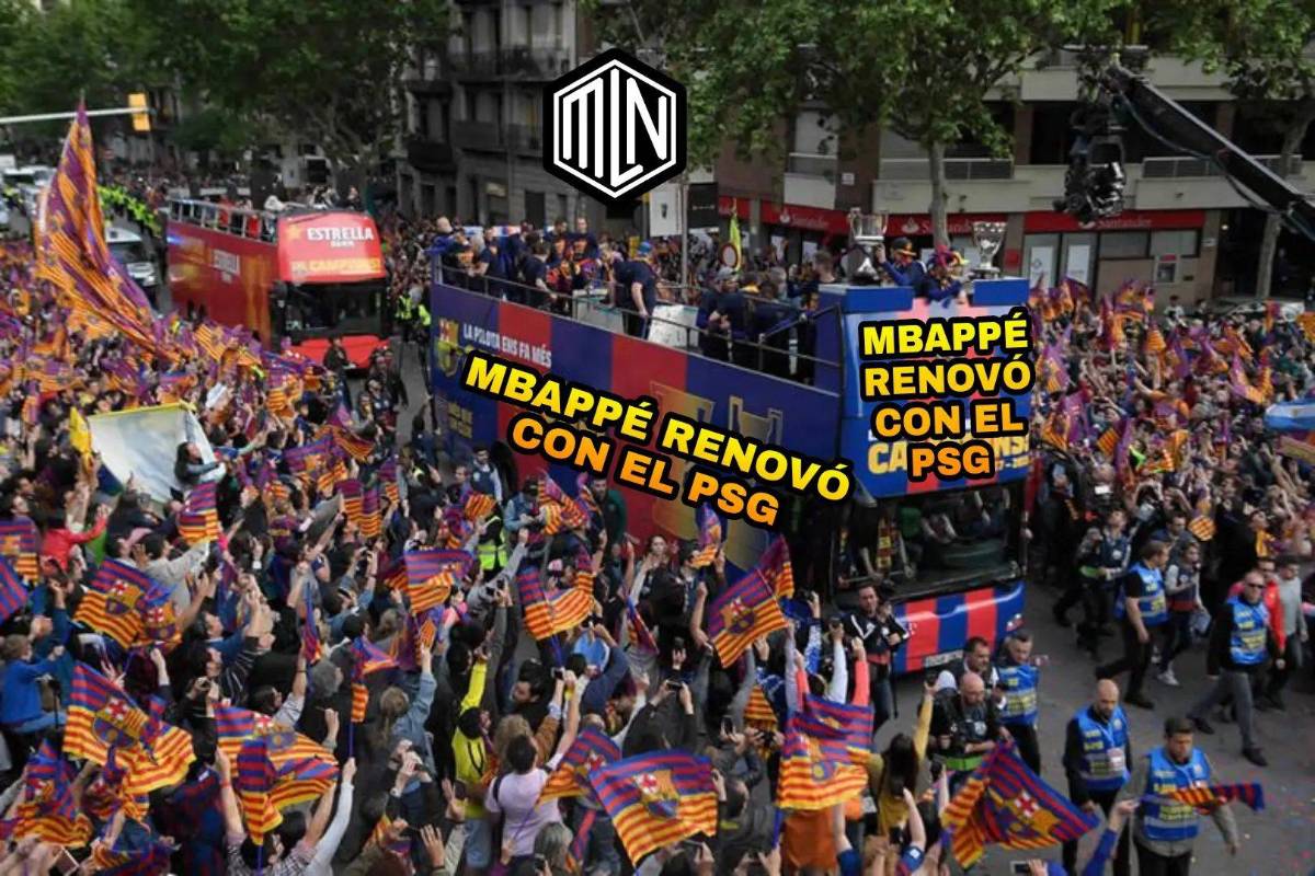 Destrozan al Real Madrid y lo celebran en Barcelona: los terribles memes que dejó la renovación de Mbappé con el PSG