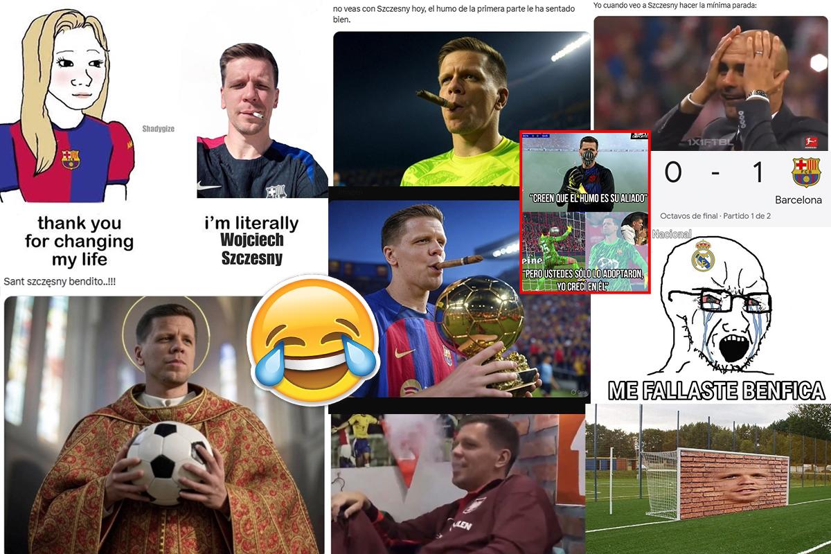 Szczesny Balón de Oro: los memes que dejó el triunfo de Barcelona ante Benfica en la Champions