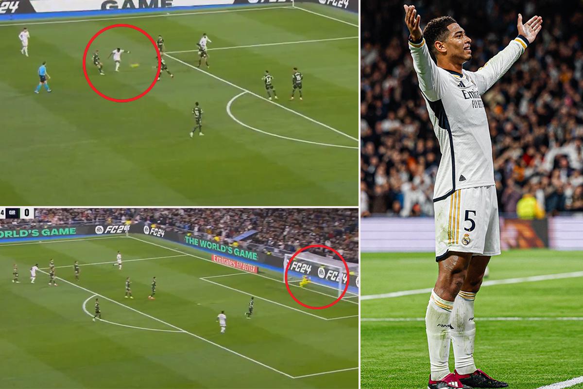 Vinicius se luce en el Real Madrid-Girona: ¡marca un golazo y asistencia brutal para Bellingham!