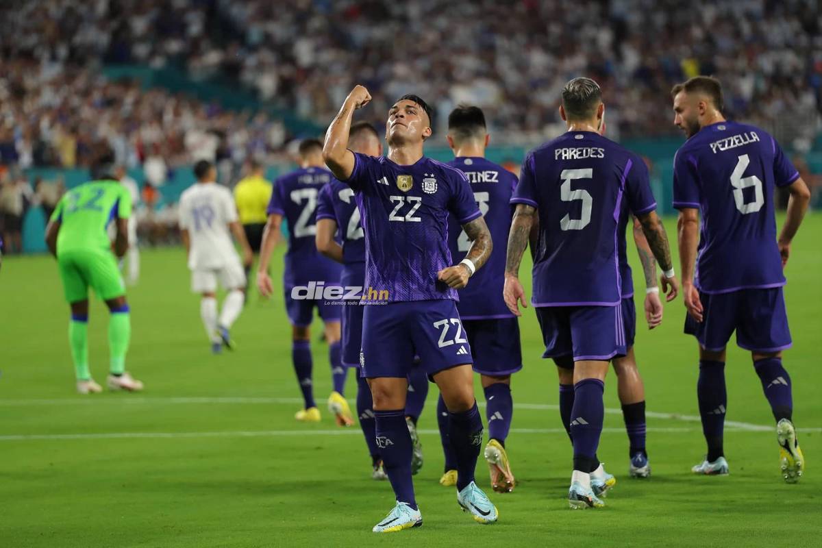NO SE VIO EN TV del Argentina-Honduras: La bronca entre De Paul y Deiby, las selfies de Denil Maladonado y la petición a Messi con el Barcelona