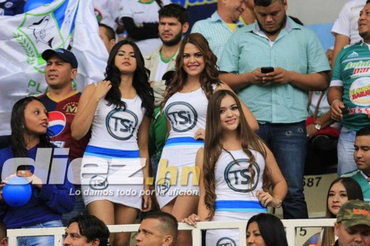 FOTOS: La final del fútbol de Honduras estuvo lleno de bellas mujeres