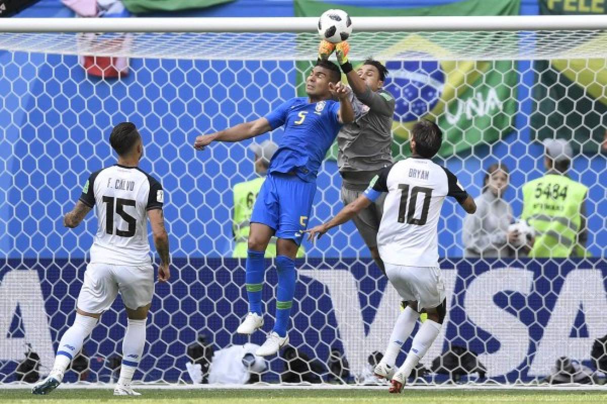 ¡Uno a uno! Keylor Navas figuró en el juego ante Brasil, sigue siendo el mejor de Costa Rica