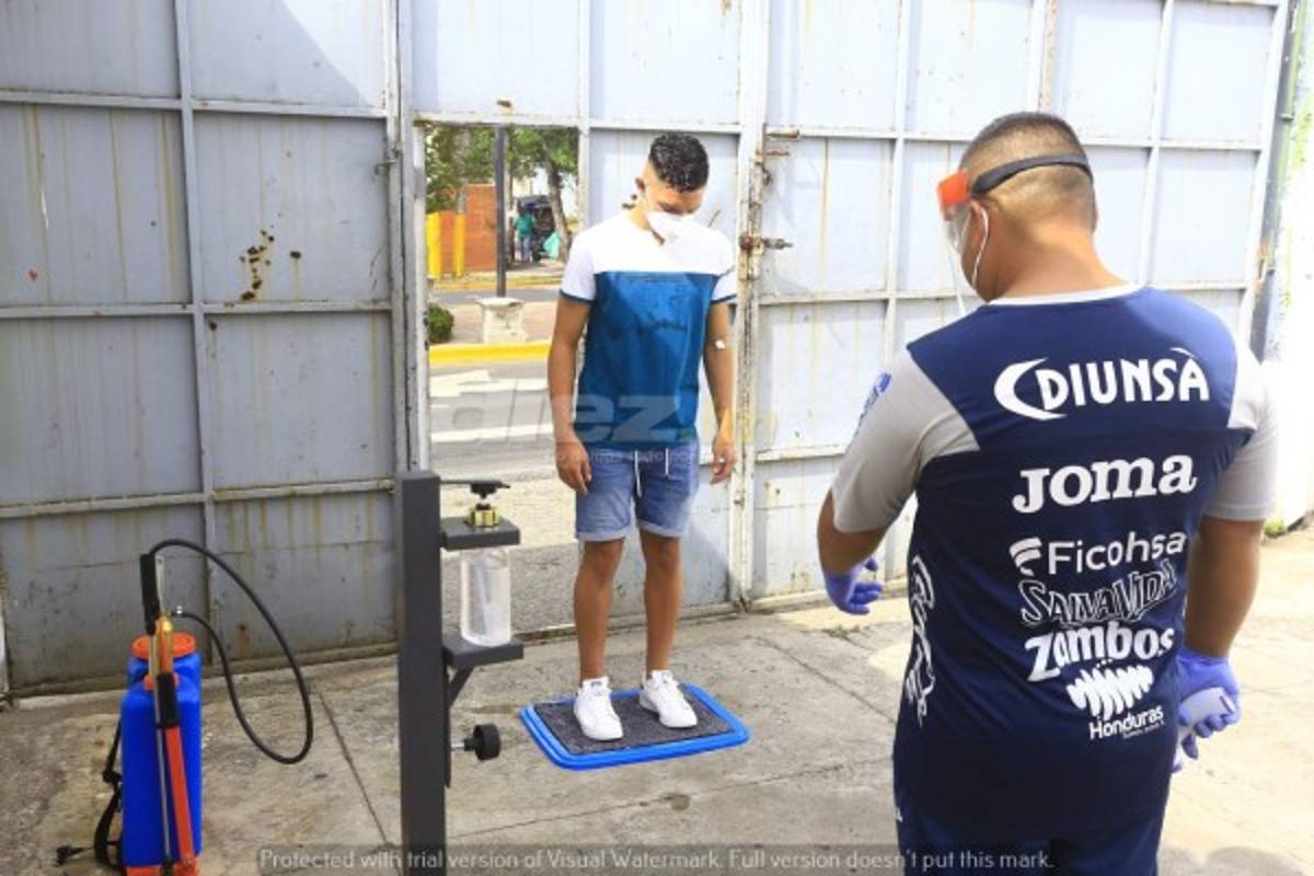 Bajo estrictas medidas de bioseguridad, Selección Sub-20 de Honduras vuelve a los entrenos